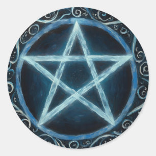 Sticker Rond Pentacles4Pagans