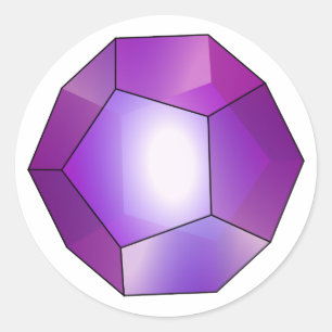 Sticker Rond Pentagone Dodekaeder Dodecahedron