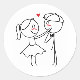 Sticker Rond Pepe et Lulu