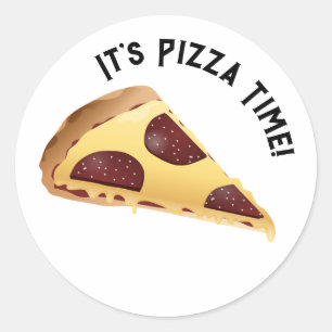 Sticker Rond Pepperoni Pizza