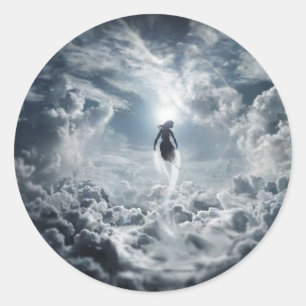 Sticker Rond percer l'autocollant du voile