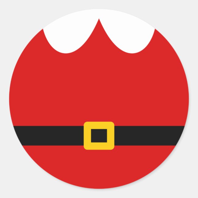 Sticker Rond Père Noël (Devant)