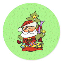 Père Noël avec cadeaux