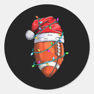Sticker Rond Père Noël Srts Design Pour Hommes Garçons Football