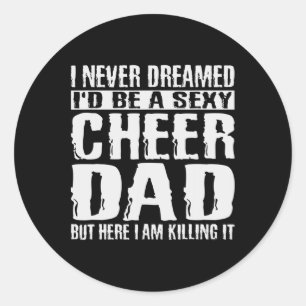 Sticker Rond Père&# ; s Chemises Jour Chevaucher Papa Amp Tuer