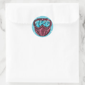 Sticker Rond Perfect Ski Mask