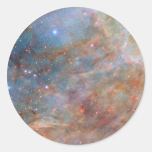 Sticker Rond Périphérie de la Tarantula Nebula