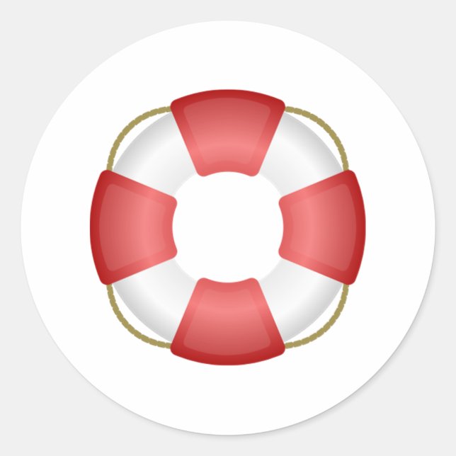 Sticker Rond Périphérique de flottaison personnel d'économie de (Devant)