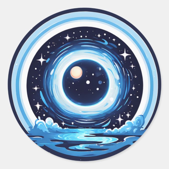 Sticker Rond perle (Devant)