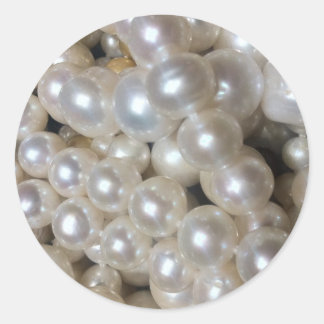 Sticker Rond Perle