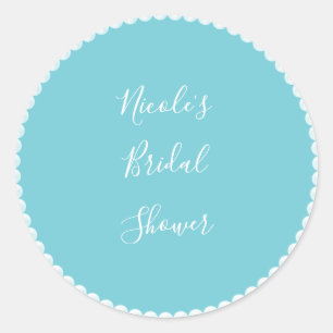 Sticker Rond Perles de Glam sarcelle (TOUTE COULEUR) pour une s