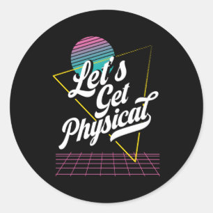 Sticker Rond Permet D'Obtenir Physique Pour Un Exercice D'Aérob