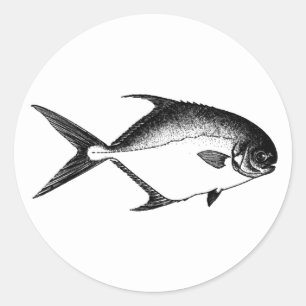 Sticker Rond Permettre le logo (art linéaire)