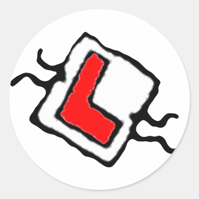 Sticker Rond Permis de conduire (Devant)
