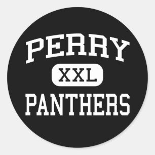 Sticker Rond Perry - Panthers - Lycée - Massillon Ohio