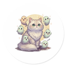 Perse Ghoarly - Halloween Chat Perse Fluffeux