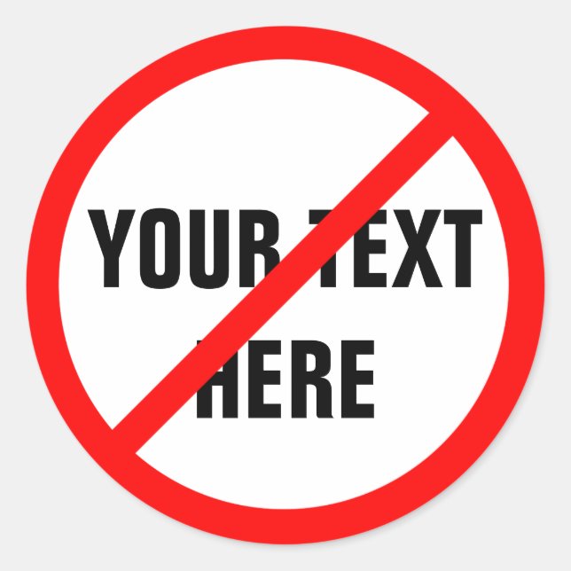 STICKER ROND PERSONNALISABLE  (Devant)