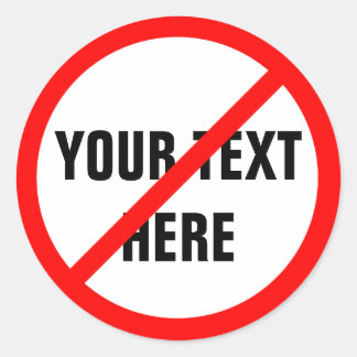 STICKER ROND PERSONNALISABLE