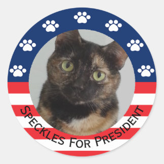Sticker Rond Personnalisable Votre Animal De Compagnie Pour Pré