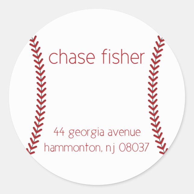 Sticker Rond personnalisation (Devant)