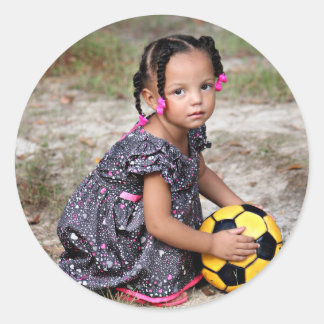 Sticker Rond Personnalisé, Ajouter une photo et du texte