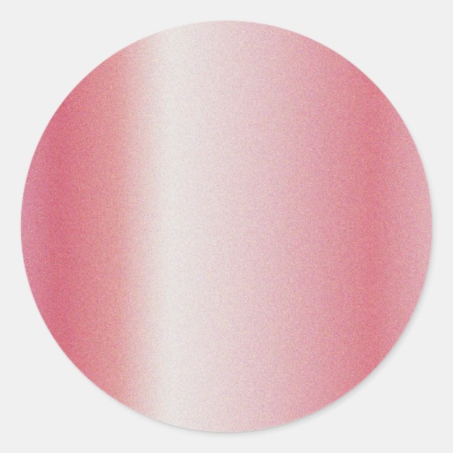 Sticker Rond Personnalisé Ajouter votre Modèle Rose de logo  Go (Devant)