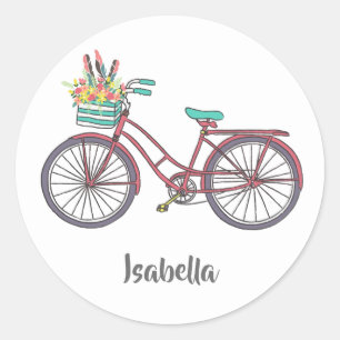 Sticker Rond Personnalisé ajoutez votre propre nom de collants 