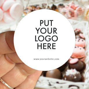 Sticker Rond Personnalisé, modifiable, branding