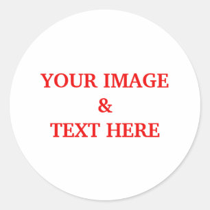 Sticker Rond Personnalisé Personnalisé Votre Propre Photo