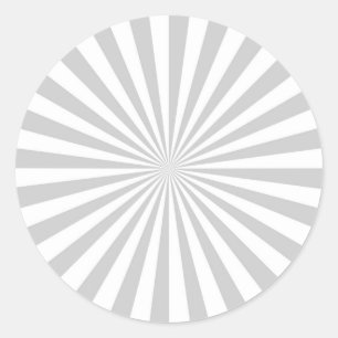 Sticker Rond Personnaliser classique Grey Burst Roue de rotatio