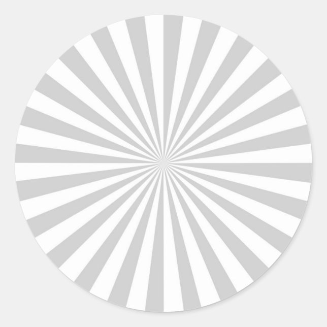 Sticker Rond Personnaliser classique Grey Burst Roue de rotatio (Devant)