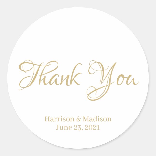 Sticker Rond personnaliser texte Mariage cadeau de faveur étiqu (Devant)