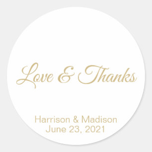 Sticker Rond personnaliser texte Mariage cadeau de faveur étiqu