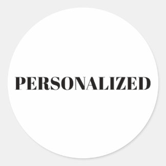 Sticker Rond Personnalisez le Vôtre