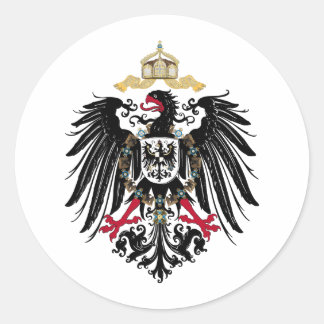 Sticker Rond Personnalité allemande