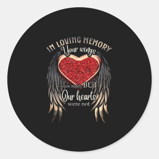 Sticker Rond Personnalité de Your Wings (Devant)