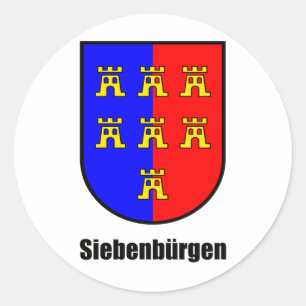 Sticker Rond Personnalité des Sept-Citoyens de Saxe "Transylvan