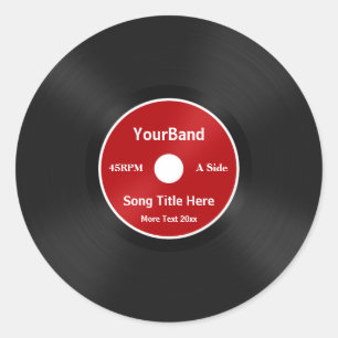 Sticker Rond Personnalité du Custom