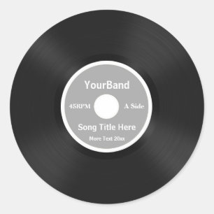 Sticker Rond Personnalité du Custom