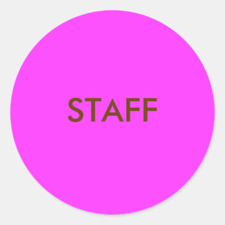 STICKER ROND PERSONNE