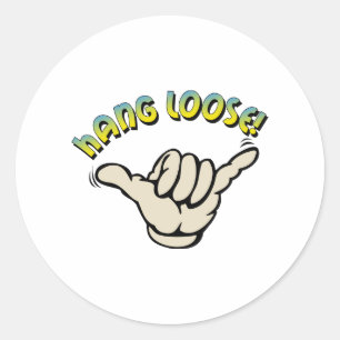 Sticker Rond Perte de Hang