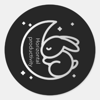 Sticker Rond Perte de sommeil de productivité horizontale