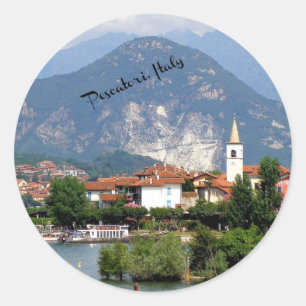 Sticker Rond Pescatori, Italie paysage