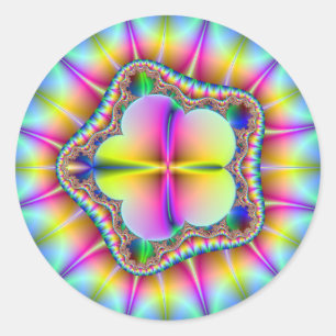 Sticker Rond Pétales2