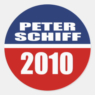 STICKER ROND PETER SCHIFF POUR LE SÉNAT