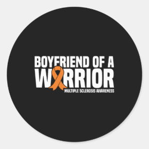 Sticker Rond Petit Amis D'Un Guerrier Ms Multiple Sclerosis Awa