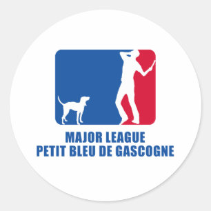 Sticker Rond Petit Bleu de Gascogne