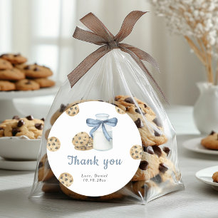 Sticker Rond Petit Cookie d'anniversaire merci