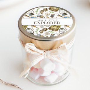 Sticker Rond Petit Explorateur Neutre Personnalisé Faveur