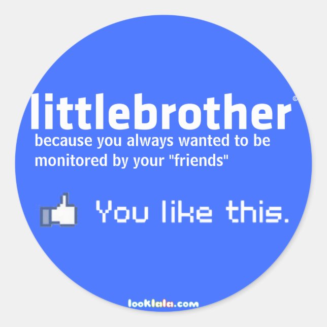 Sticker Rond petit frère (Devant)